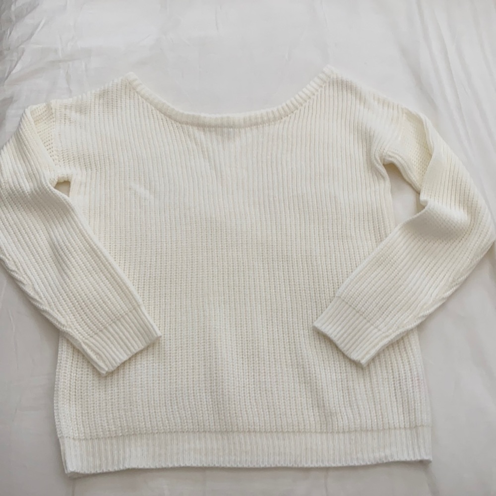 Missguided off the shoulder sweater S/M